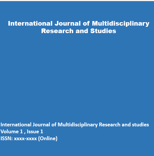 					View Vol. 1 No. 1 (2022): International Journal of Multidisciplinary Research and Studies
				
